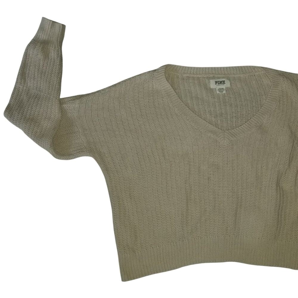 Victoria Secret Cropped Sweater Top Large